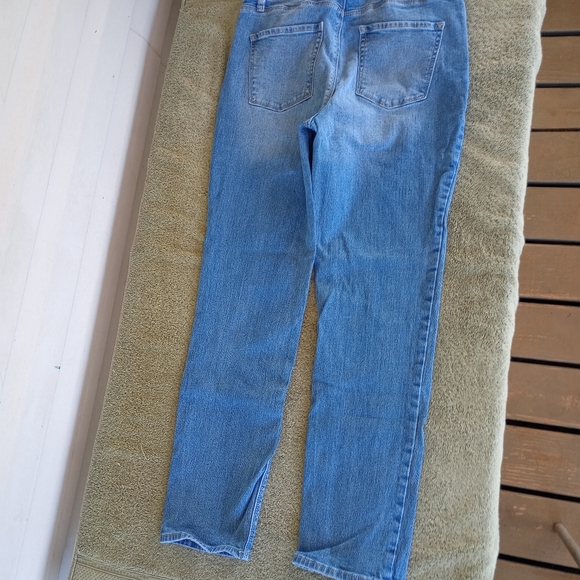 WHBM Slim Jeans Women Size 4 Medium Wash high rise - Picture 5 of 12